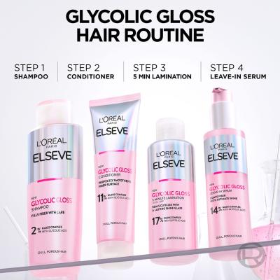 L&#039;Oréal Paris Elseve Glycolic Gloss Conditioner Kondicionér pre ženy 150 ml