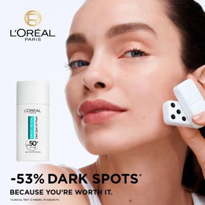 L&#039;Oréal Paris Bright Reveal Dark Spot UV Fluid SPF50+ Denný pleťový krém 50 ml