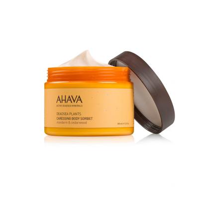 AHAVA Deadsea Plants Caressing Body Sorbet Mandarin &amp; Cedarwood Telový krém pre ženy 350 ml