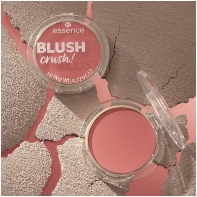 Essence Blush Crush! Lícenka pre ženy 5 g Odtieň 20 Deep Rose