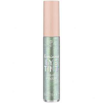 Essence Luminous Eye Tint Liquid Shadow Očný tieň pre ženy 6 ml Odtieň 06 Sparkly Jade