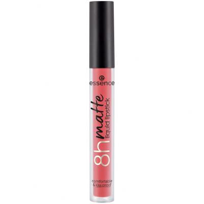 Essence 8h Matte Liquid Lipstick Rúž pre ženy 2,5 ml Odtieň 09 Fiery Red