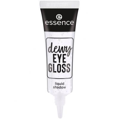 Essence Dewy Eye Gloss Očný tieň pre ženy 8 ml Odtieň 01 Crystal Clear