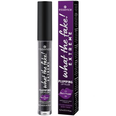 Essence What The Fake! Extreme Plumping Lip Filler Lesk na pery pre ženy 4,2 ml Odtieň 03 Pepper Me Up!