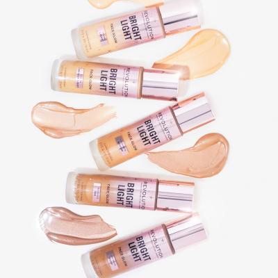 Makeup Revolution London Bright Light Face Glow Make-up pre ženy 23 ml Odtieň Gleam Light