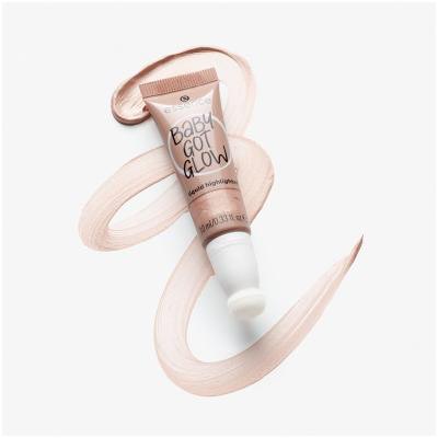 Essence Baby Got Glow Liquid Highlighter Rozjasňovač pre ženy 10 ml Odtieň 10 Sassy In Silk