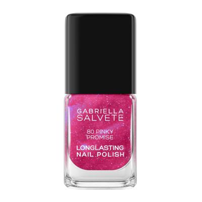 Gabriella Salvete Longlasting Enamel Lak na nechty pre ženy 11 ml Odtieň 80 Pinky Promise