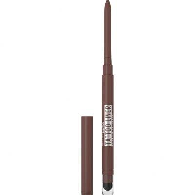 Maybelline Tattoo Liner Smokey Ceruzka na oči pre ženy 1,3 g Odtieň 040 Brown