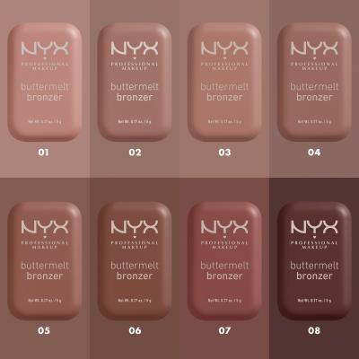 NYX Professional Makeup Buttermelt Bronzer Bronzer pre ženy 5 g Odtieň 03 Deserve Butta