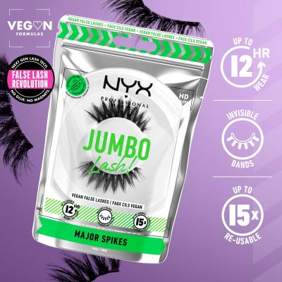 NYX Professional Makeup Jumbo Lash! Major Spikes Umelé mihalnice pre ženy 1 ks