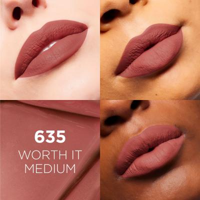 L&#039;Oréal Paris Infaillible Matte Resistance Lipstick Rúž pre ženy 5 ml Odtieň 635 Worth It Medium