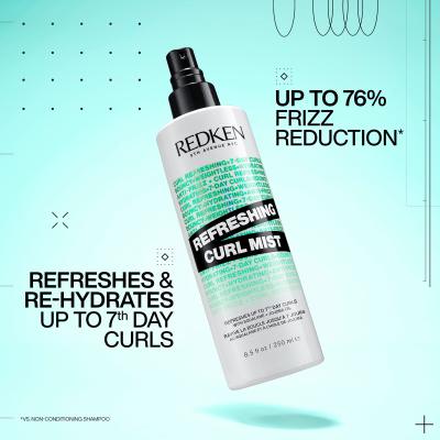 Redken Curl Stylers Refreshing Curl Mist Pre podporu vĺn pre ženy 250 ml