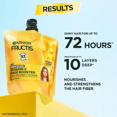 Garnier Fructis Vitamin C Hair Booster Maska na vlasy pre ženy 60 ml