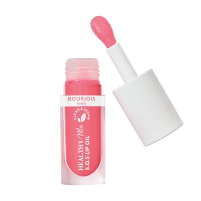 BOURJOIS Paris Healthy Mix Clean &amp; Vegan S.O.S Lip Oil Olej na pery pre ženy 4,5 ml Odtieň 2 Melon Amour