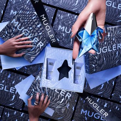 Mugler Angel SET2 Darčeková kazeta parfumovaná voda 25 ml + telové mlieko 50 ml + sprchovací gél 50 ml