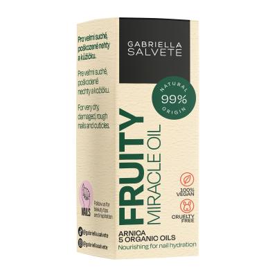 Gabriella Salvete Natural Nail Care Fruity Miracle Oil Starostlivosť na nechty pre ženy 11 ml