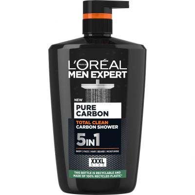 L&#039;Oréal Paris Men Expert Pure Carbon 5in1 Sprchovací gél pre mužov 1000 ml