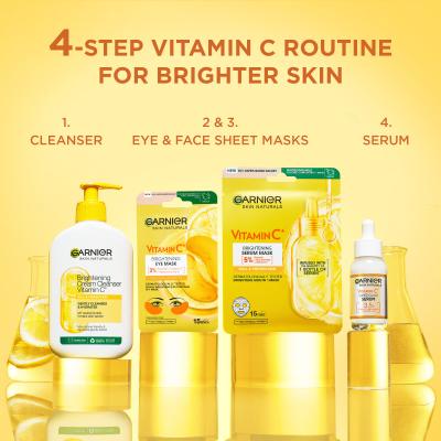 Garnier Skin Naturals Vitamin C Brightening Eye Mask Maska na oči pre ženy 1 ks