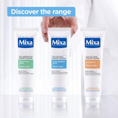 Mixa Hyaluronic Acid + Squalane Anti-Dryness Comfort Cleanser Čistiaci gél pre ženy 150 ml