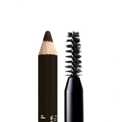 NYX Professional Makeup Powder Louder Brow Pencil Ceruzka na obočie pre ženy 1,15 g Odtieň 09 Black