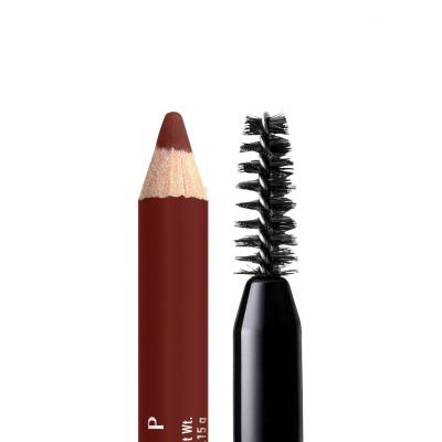 NYX Professional Makeup Powder Louder Brow Pencil Ceruzka na obočie pre ženy 1,15 g Odtieň 04 Black Cherry