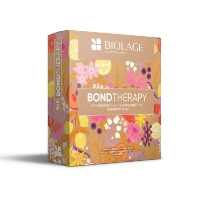 Biolage Bond Therapy Darčeková kazeta šampón Bond Therapy 250 ml + kondicionér Bond Therapy 200 ml + vyhladzujúci bezoplachový krém Bond Therapy Smoothing Leave-In Cream 150 ml