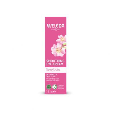 Weleda Wild Rose &amp; White Tea Smoothing Eye Cream Očný krém pre ženy 12 ml