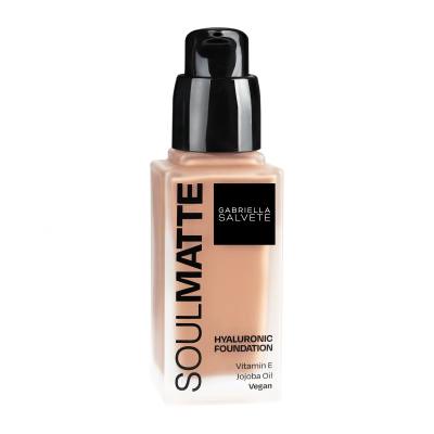 Gabriella Salvete Soulmatte Hyaluronic Foundation Make-up pre ženy 30 ml Odtieň 04N Sand Neutral