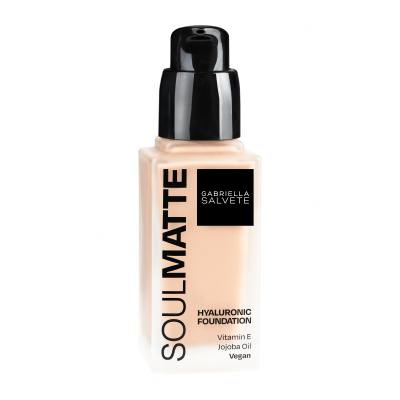 Gabriella Salvete Soulmatte Hyaluronic Foundation Make-up pre ženy 30 ml Odtieň 02W Ivory Warm