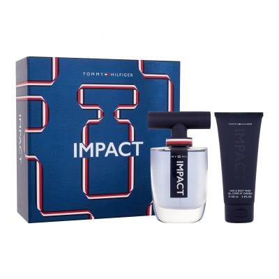 Tommy Hilfiger Impact SET Darčeková kazeta toaletná voda 100 ml + sprchovací gél 100 ml + toaletná voda 4 ml