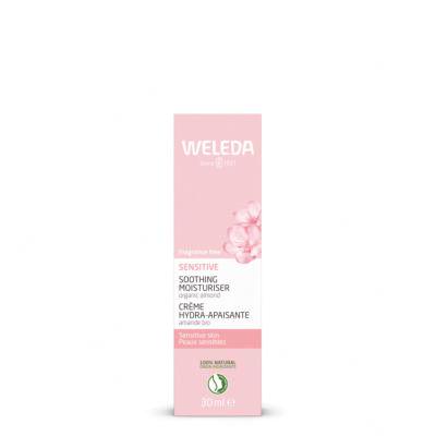 Weleda Sensitive Soothing Moisturiser Denný pleťový krém pre ženy 30 ml