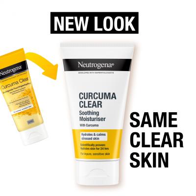 Neutrogena Curcuma Clear Soothing Moisturiser Denný pleťový krém 75 ml