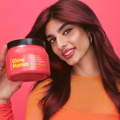 Matrix Glow Mania Glazing Queen Mask Maska na vlasy pre ženy 500 ml