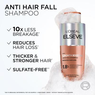 L&#039;Oréal Paris Elseve Growth Booster Anti-Fall Shampoo Šampón 200 ml