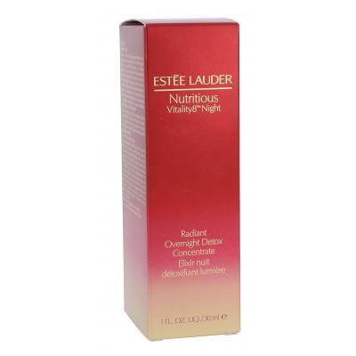 Estée Lauder Nutritious Vitality8 Night Radiant Overnight Detox Concentrate Pleťové sérum pre ženy 30 ml