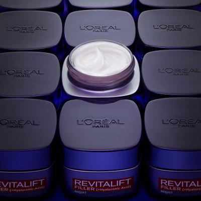 L&#039;Oréal Paris Revitalift Filler HA Nočný pleťový krém pre ženy 50 ml