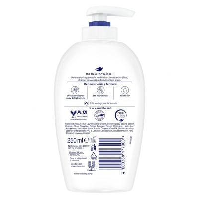 Dove Deeply Nourishing Original Hand Wash Tekuté mydlo pre ženy 250 ml