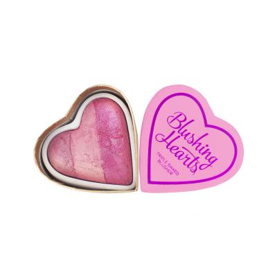 Makeup Revolution London I Heart Makeup Blushing Hearts Lícenka pre ženy 10 g Odtieň Bursting With Love