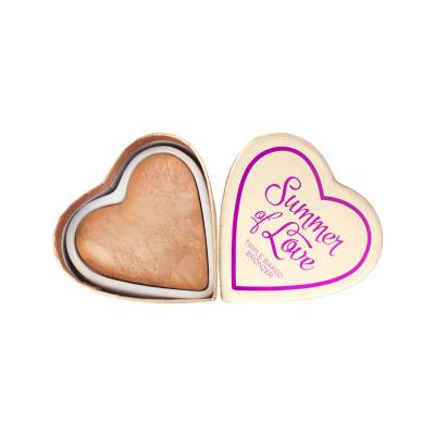 Makeup Revolution London I Heart Makeup Summer Of Love Bronzer pre ženy 10 g Odtieň Hot Summer Of Love