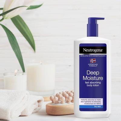 Neutrogena Norwegian Formula Deep Moisture Dry Skin Telové mlieko 400 ml