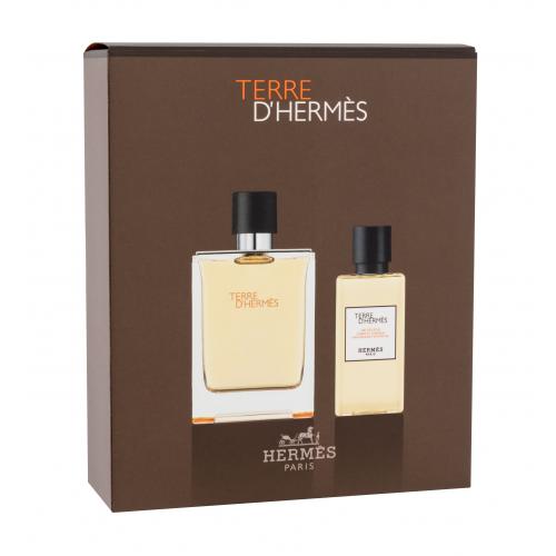 Hermes Terre d´Hermès SET1 darčeková kazeta toaletná voda 100 ml + sprchovací gél 80 ml pre mužov