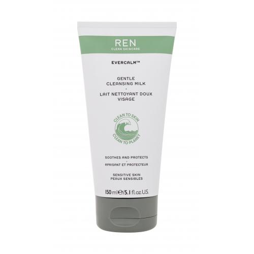 REN Clean Skincare Evercalm Gentle Cleansing 150 ml čistiace mlieko pre ženy na veľmi suchú pleť; na citlivú a podráždenú pleť