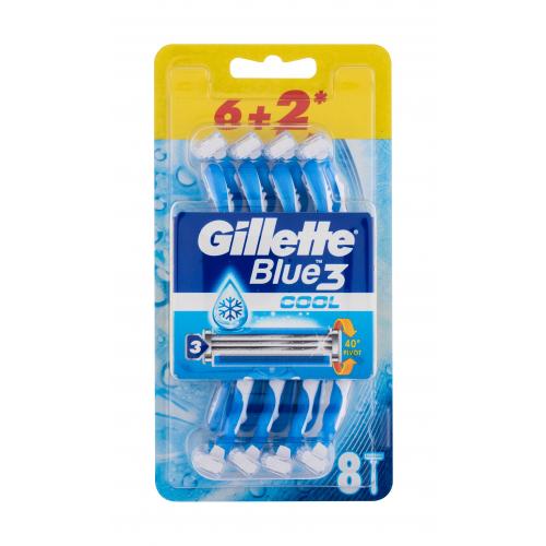 Gillette Blue3 Cool 8 ks holiaci strojček pre mužov