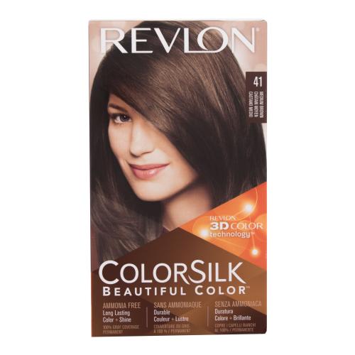 Revlon Colorsilk Beautiful Color farba na vlasy darčeková sada 41 Medium Brown