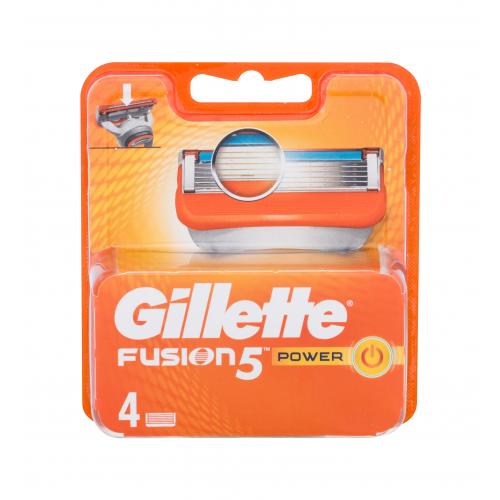 Gillette Fusion5 Power náhradné ostrie náhradné žiletky 4 ks pre mužov