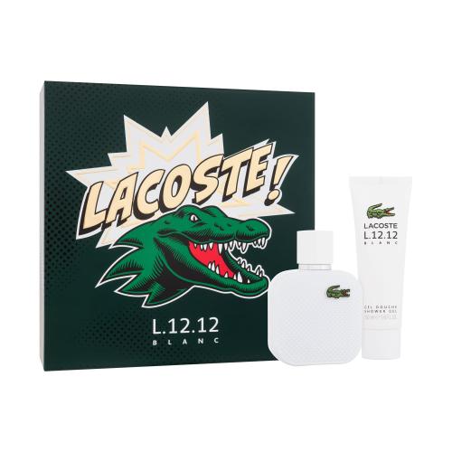 Lacoste Eau de Lacoste L.12.12 Blanc SET1 darčeková kazeta toaletná voda 50 ml + sprchovací gél 50 ml pre mužov