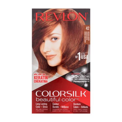 Revlon Colorsilk Beautiful Color farba na vlasy darčeková sada 42 Medium Auburn