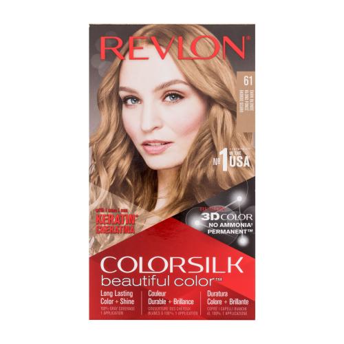 Revlon Colorsilk Beautiful Color farba na vlasy darčeková sada 61 Dark Blonde