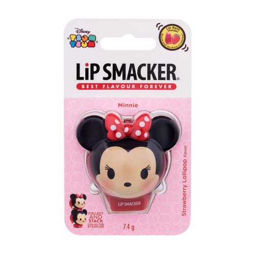 Lip Smacker Disney Minnie Mouse Strawberry Lollipop 7,4 g balzam na pery pre deti