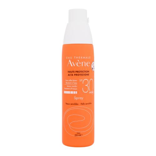 Avene Sun Spray SPF30 200 ml opaľovací prípravok na telo unisex na dehydratovanu pleť; na citlivú a podráždenú pleť